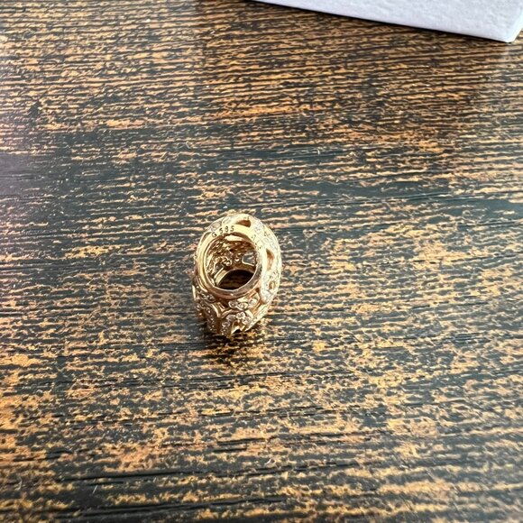 NIB Pandora 14K Gold Heart of Luxury #757557 CZ - Picture 5 of 6